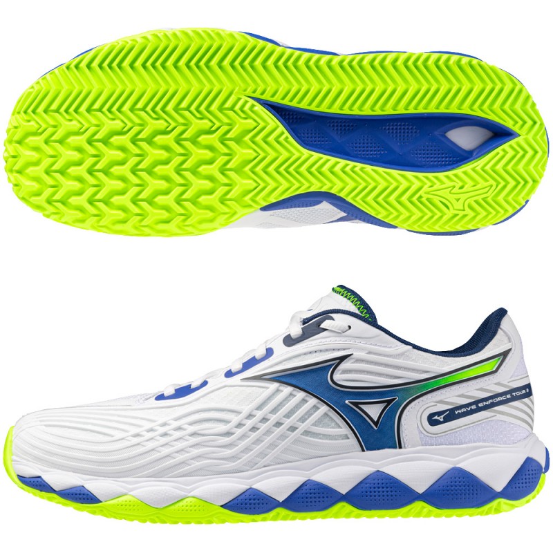 Scarpe Mizuno Wave Enforce Tour 2 CC white dazzling blue 2026