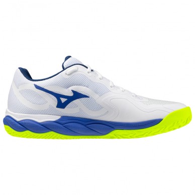 Scarpe Mizuno Wave Enforce Court CC white dazzling blue 2026
