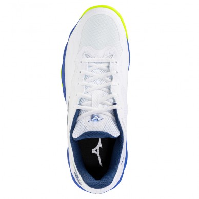 Scarpe Mizuno Wave Enforce Court CC white dazzling blue 2026
