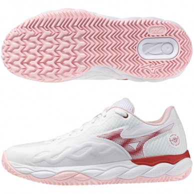 Scarpe Mizuno Wave Enforce Court CC white pinkesque 2026