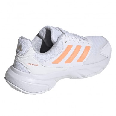 Scarpe Adidas Courtjam Control 3 W white beam orange 2026