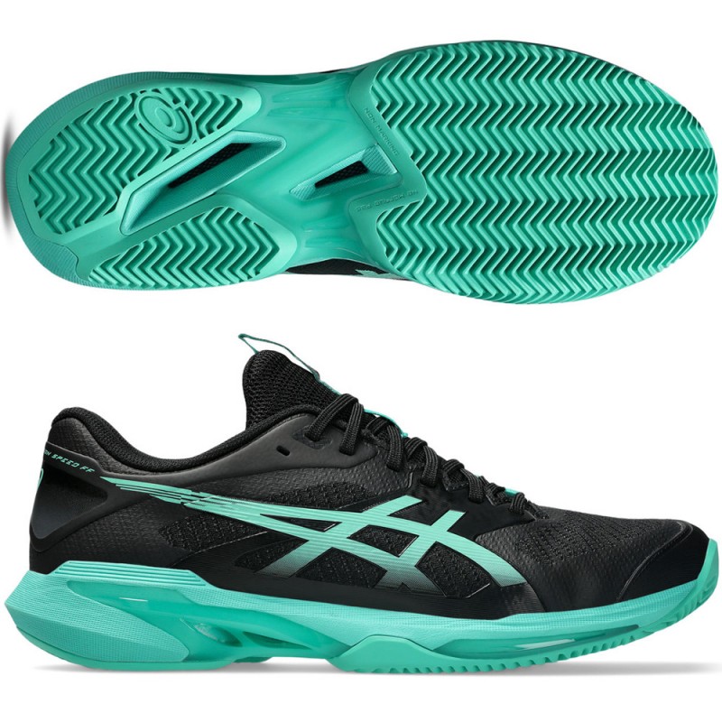 Scarpe Asics Solution Speed FF 4 Clay black aurora green 2026