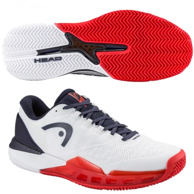 Scarpe Head Revolt Pro 5.0 Clay Men white navy 2026