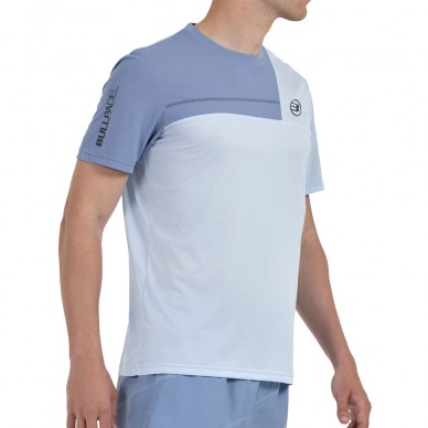 Maglietta Bullpadel Cacin blu glaciale vigore