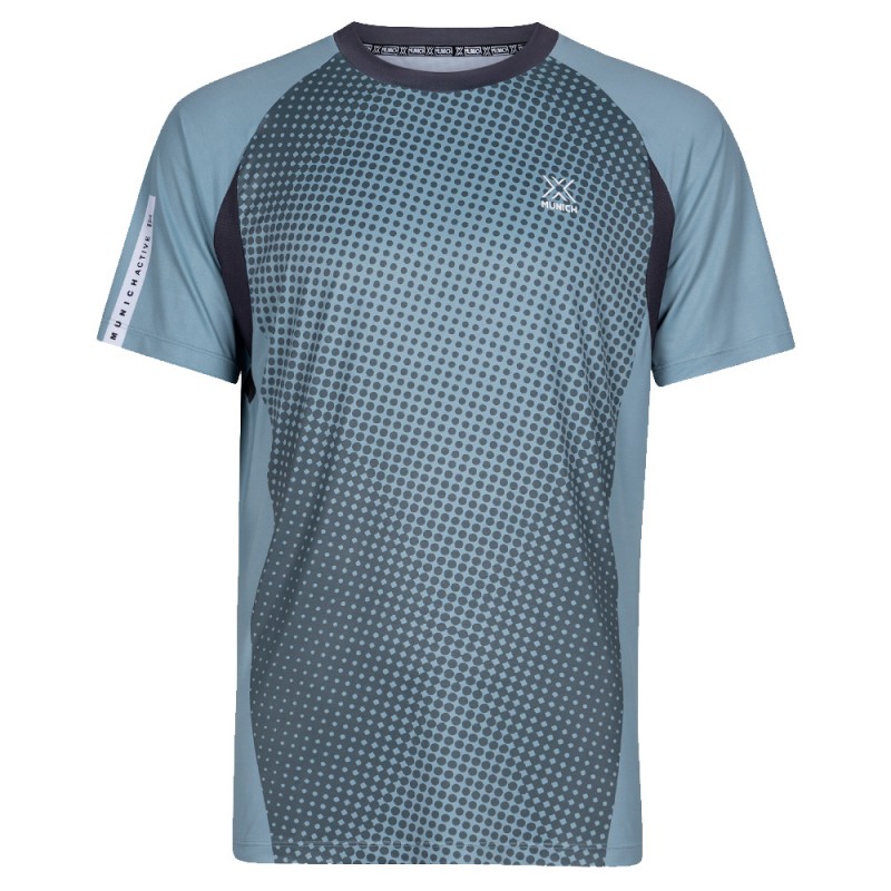 Maglietta Munich Serve grigio azzurro