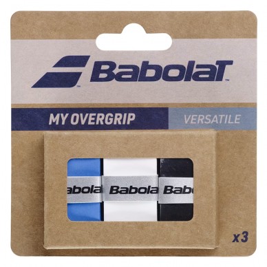 Overgrip Babolat My Overgrip x3 Nero Blu Bianco