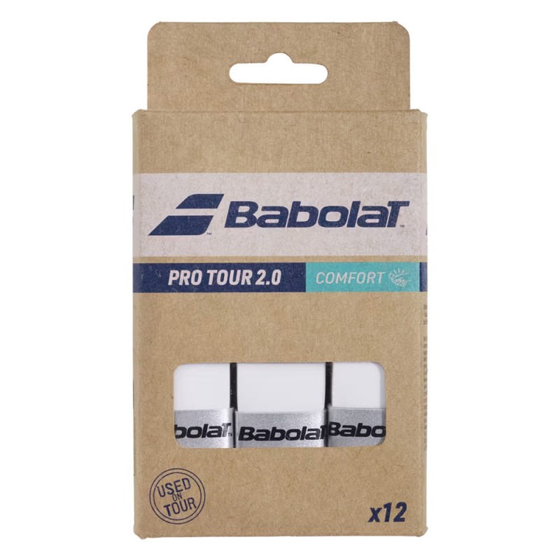 Overgrip Babolat Pro Tour 2.0 x 12 bianchi