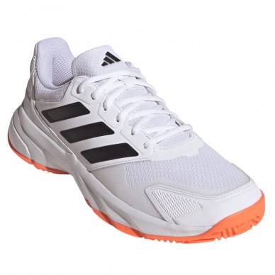 Scarpe Adidas Courtjam Control 3 M Clay white black orange 2026