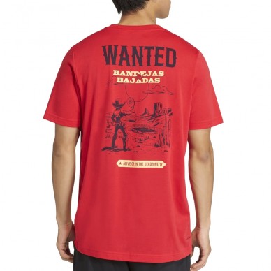 Maglietta Adidas Wanted rossa