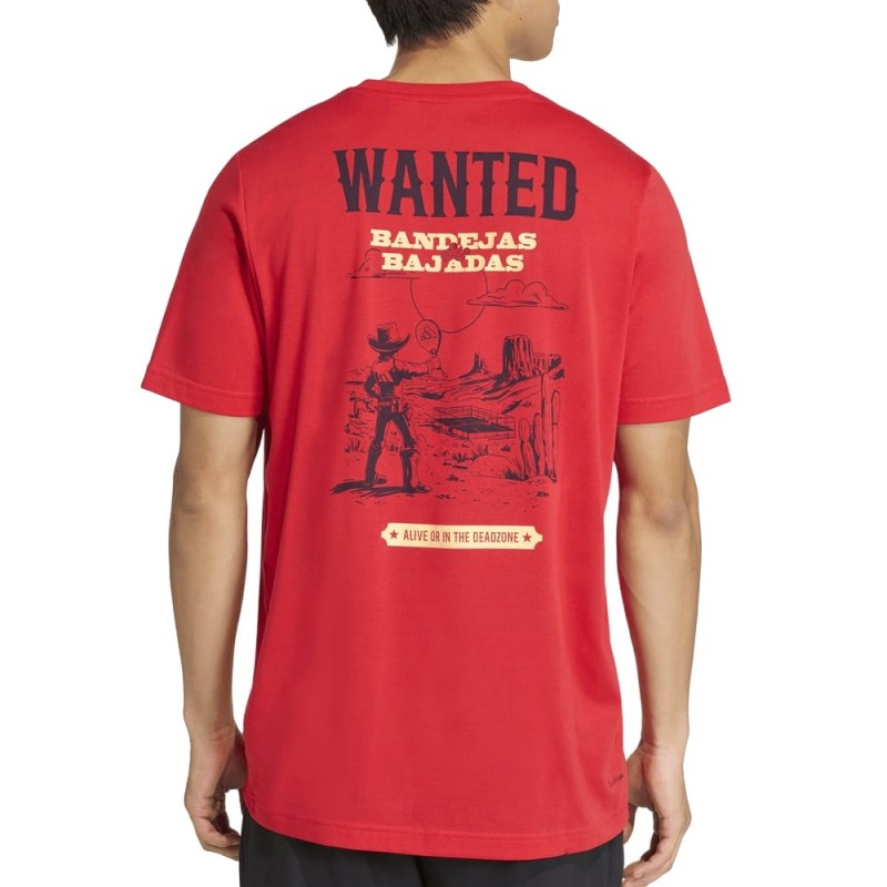 Maglietta Adidas Wanted rossa