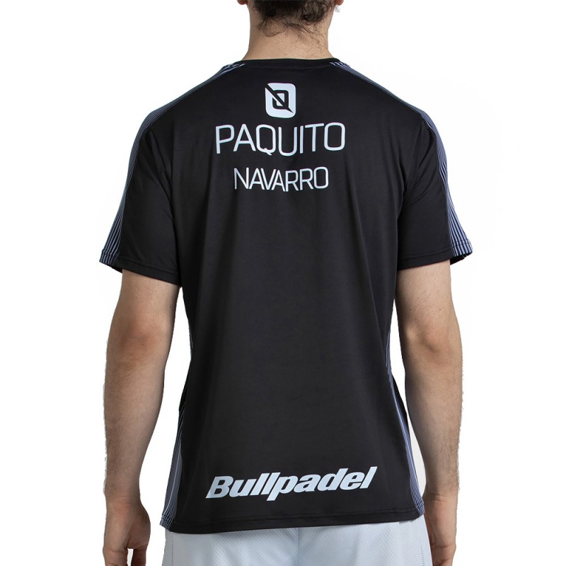 Maglietta Bullpadel Paquito 26V nera