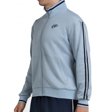 Felpa Bullpadel Tozo blu acciaio