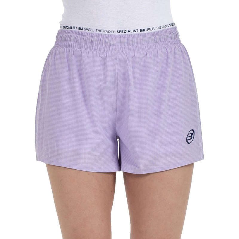 Pantaloncini Bullpadel Pinolu lila corta