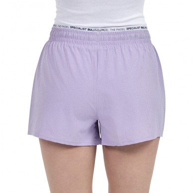 Pantaloncini Bullpadel Pinolu lila corta