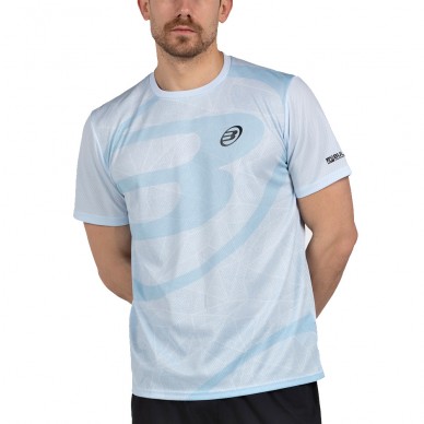 Maglietta Bullpadel Castil blu glaciale