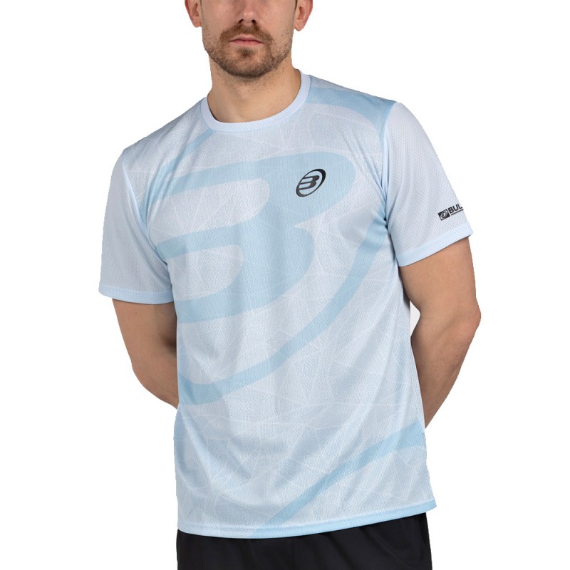 Maglietta Bullpadel Castil blu glaciale
