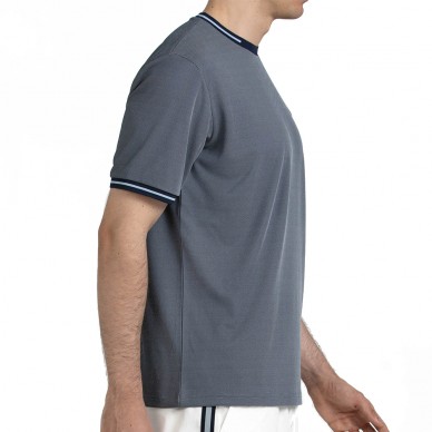 Maglietta Bullpadel Torreme blu marino bicolore