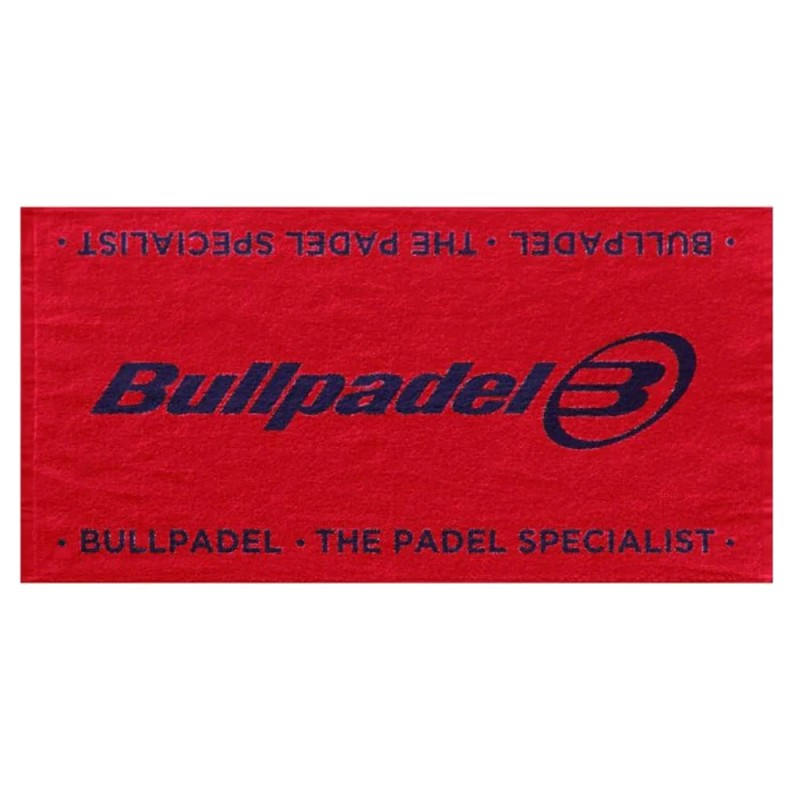 Asciugamano Bullpadel BPTOWEL26 100X50 rosso