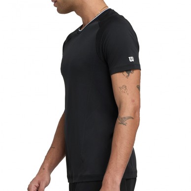 Maglietta Wilson Team Seamless Crew nera