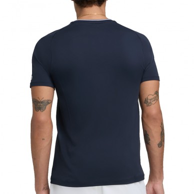 Maglietta Wilson Team Seamless Crew blu navy