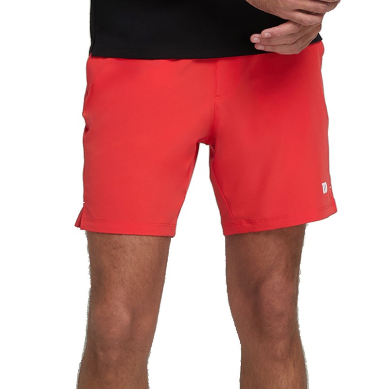 Pantaloncini Wilson Team 7" rosso corto