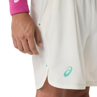 Pantaloncini Asics Game 7in bianco