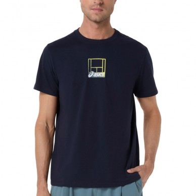 Maglietta Asics Court Core Graphic TEE blu