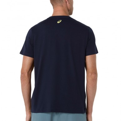 Maglietta Asics Court Core Graphic TEE blu