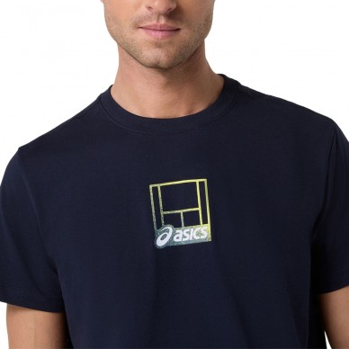 Maglietta Asics Court Core Graphic TEE blu