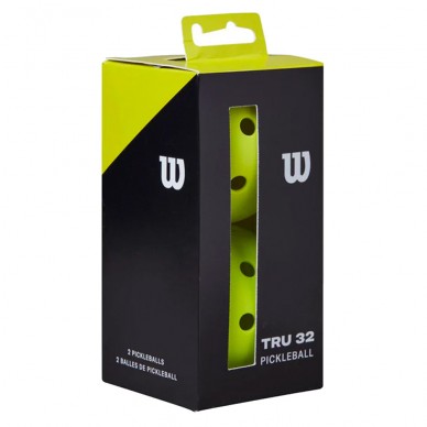 Palline Wilson Pickleball Tru 32 2 Pack gialle