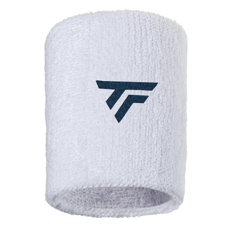 Polsini Tecnifibre XL bianco logo blu