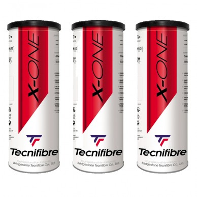 Pack 3 tubo palline Tecnifibre X-One