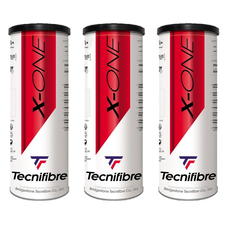 Pack 3 tubo palline Tecnifibre X-One