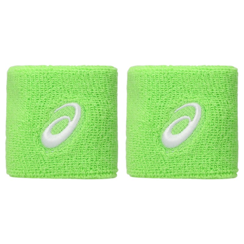 Polsini Asics corti pacco 2 verdi