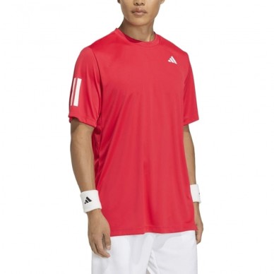 Maglietta Adidas Club 3STR rosso rubino