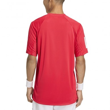 Maglietta Adidas Club 3STR rosso rubino