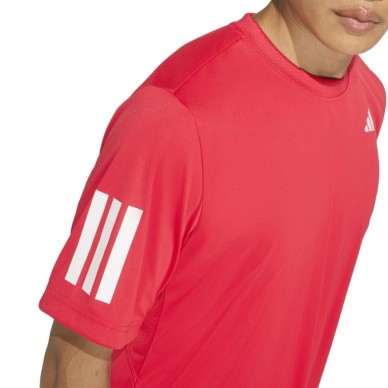 Maglietta Adidas Club 3STR rosso rubino