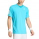 Maglietta Adidas Club 3STR blu ciano