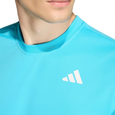 Maglietta Adidas Club 3STR blu ciano