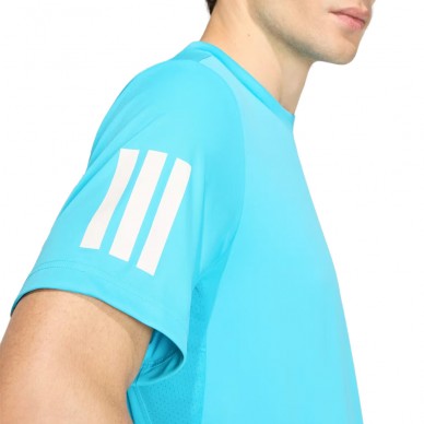 Maglietta Adidas Club 3STR blu ciano