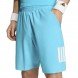 Pantaloncini Adidas Club 3STR blu ciano