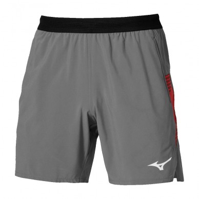 Pantaloncini Mizuno Tennis 7 Inches Amply grigio