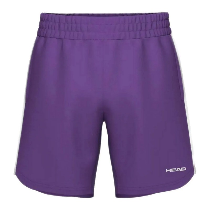 Pantaloncini Head Power viola bianco