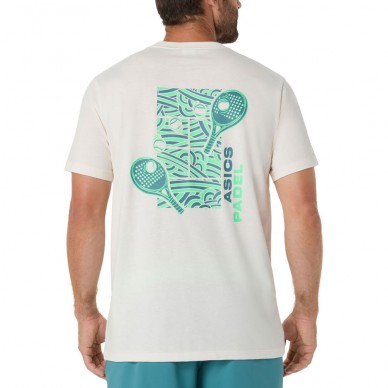 Maglietta Asics Court Graphic SS Top bianca
