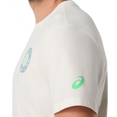 Maglietta Asics Court Graphic SS Top bianca