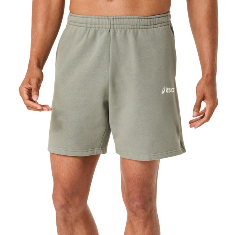 Pantaloncini Asics Logo Fleece 7IN salvia verde