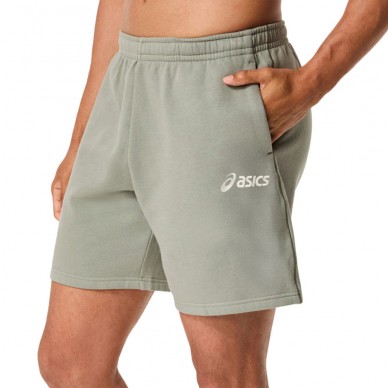 Pantaloncini Asics Logo Fleece 7IN salvia verde