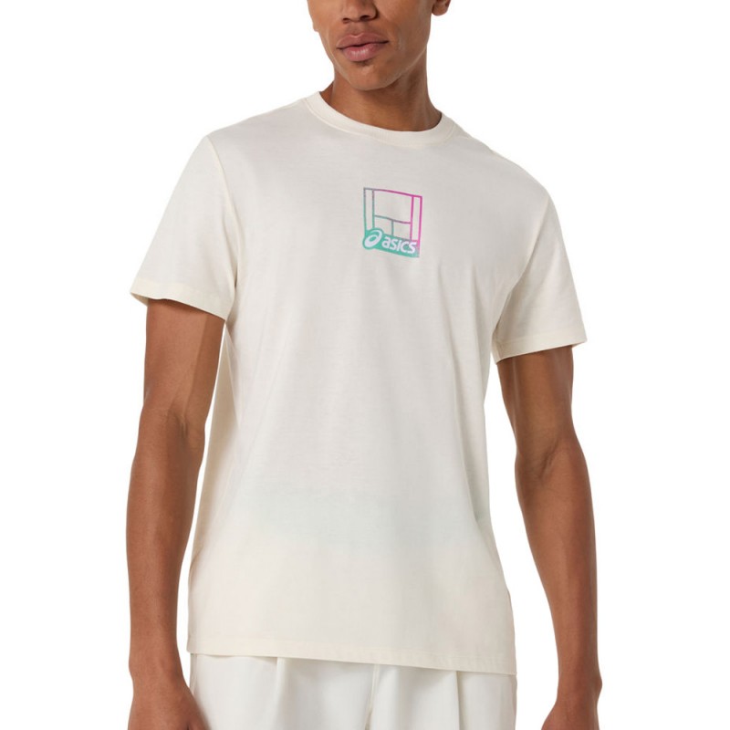 Maglietta Asics Court Core Graphic TEE bianca
