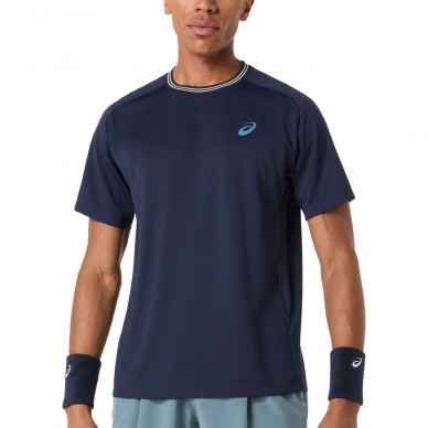 Maglietta Asics Game SS Top blu mezzanotte