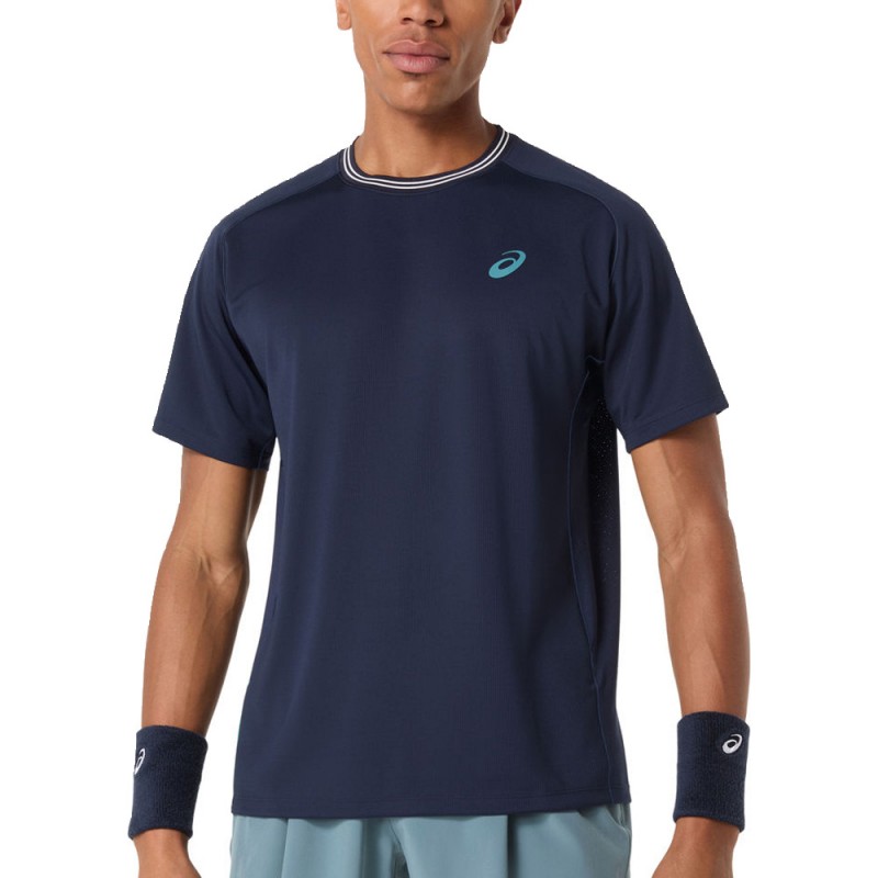 Maglietta Asics Game SS Top blu mezzanotte
